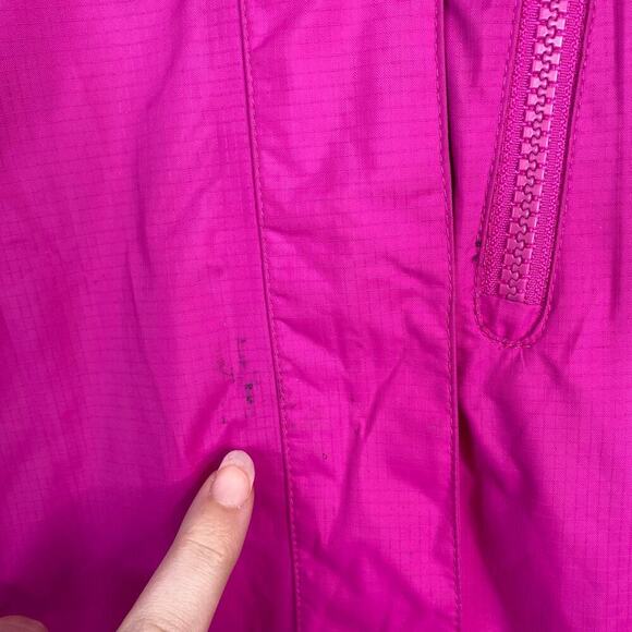 COLUMBIA Omni-Tech Waterproof Jacket Fuschia Pink Size Small Hooded Rain - Picture 5 of 9